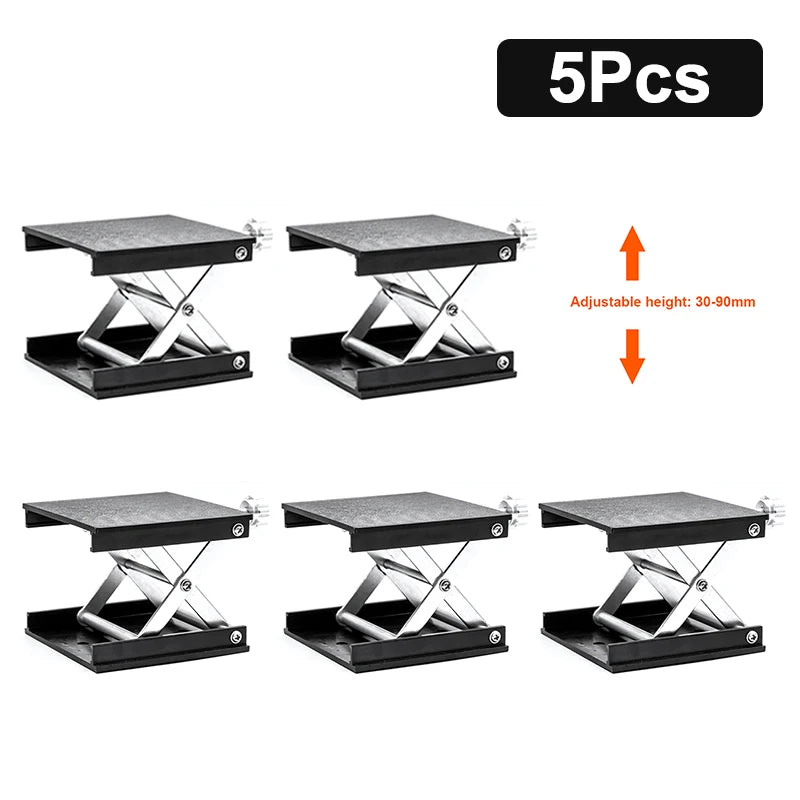 Aluminium Alloy Laser Support Base Lifting Platform 360 Degree Rotation Table Lifting Stand Platform Automatic Leveling Bracket