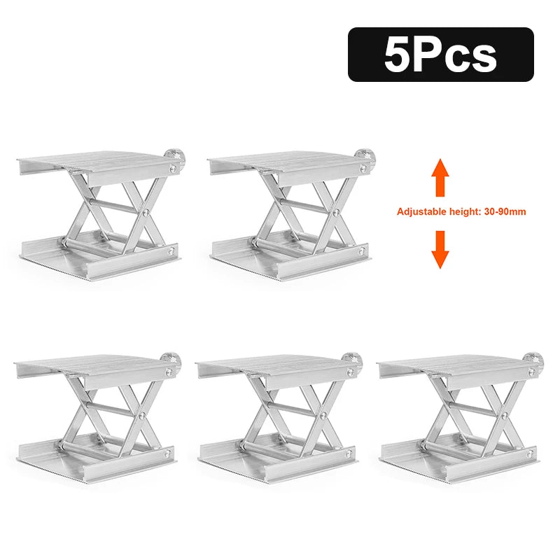 Aluminium Alloy Laser Support Base Lifting Platform 360 Degree Rotation Table Lifting Stand Platform Automatic Leveling Bracket