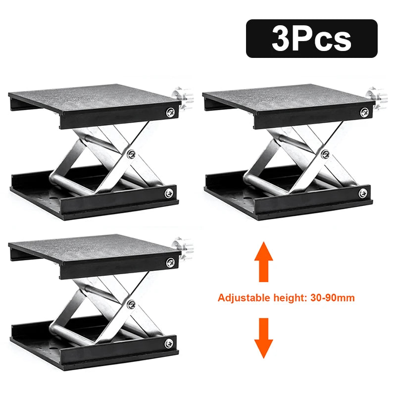 Aluminium Alloy Laser Support Base Lifting Platform 360 Degree Rotation Table Lifting Stand Platform Automatic Leveling Bracket