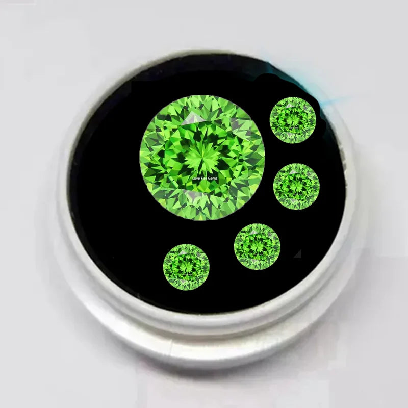 Natural Tsavorite Green Emerald Gemstone round Cut 11.0Mm 5.0 Cts VVS Gem Beads for Jewelry Making