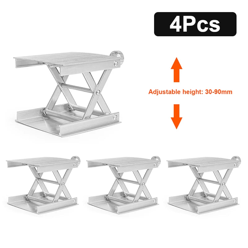Aluminium Alloy Laser Support Base Lifting Platform 360 Degree Rotation Table Lifting Stand Platform Automatic Leveling Bracket