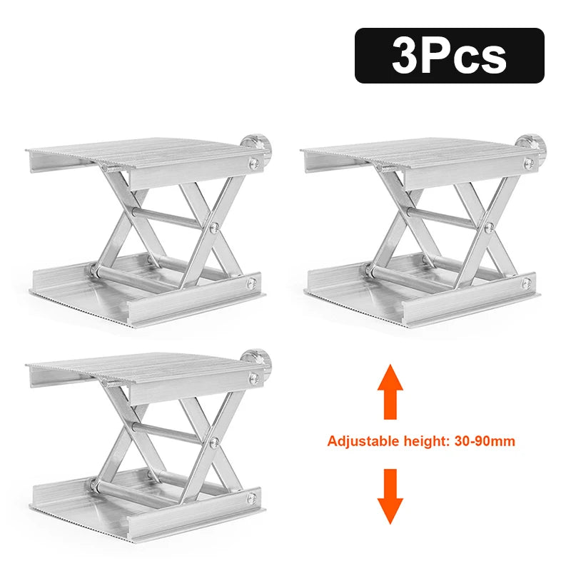 Aluminium Alloy Laser Support Base Lifting Platform 360 Degree Rotation Table Lifting Stand Platform Automatic Leveling Bracket