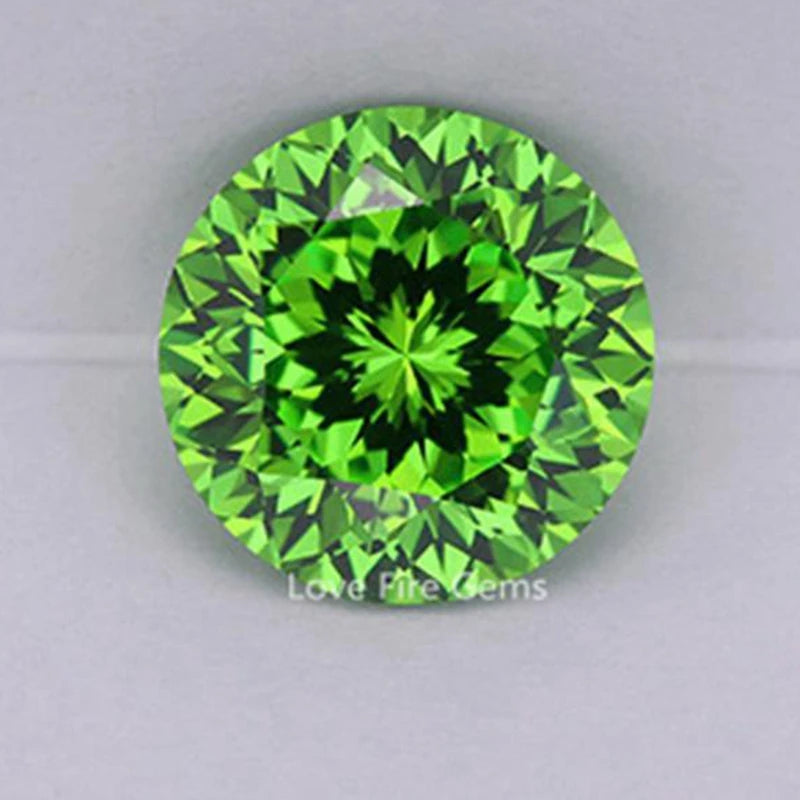 Natural Tsavorite Green Emerald Gemstone round Cut 11.0Mm 5.0 Cts VVS Gem Beads for Jewelry Making