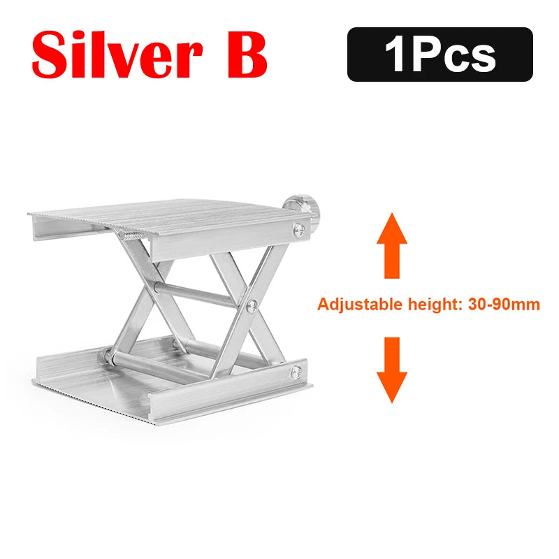 Aluminium Alloy Laser Support Base Lifting Platform 360 Degree Rotation Table Lifting Stand Platform Automatic Leveling Bracket