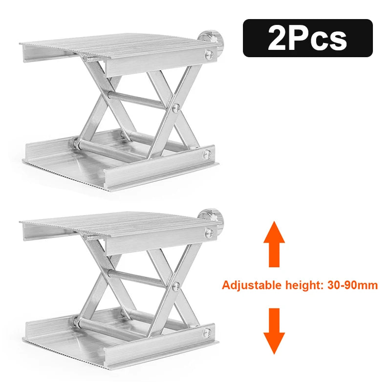 Aluminium Alloy Laser Support Base Lifting Platform 360 Degree Rotation Table Lifting Stand Platform Automatic Leveling Bracket
