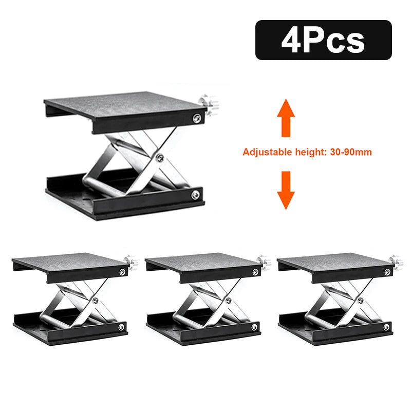 Aluminium Alloy Laser Support Base Lifting Platform 360 Degree Rotation Table Lifting Stand Platform Automatic Leveling Bracket