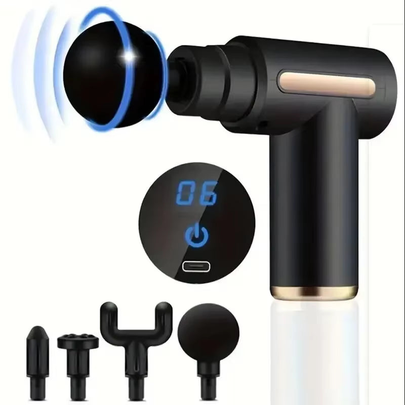 Mini Muscle Massage Gun Protable Body Massager Deep Handheld Percussion Massager for Body Back and Neck Leg
