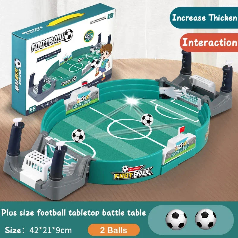Family Soccer Table - Interactive Desktop Football Game for Kids and Outdoor Fun