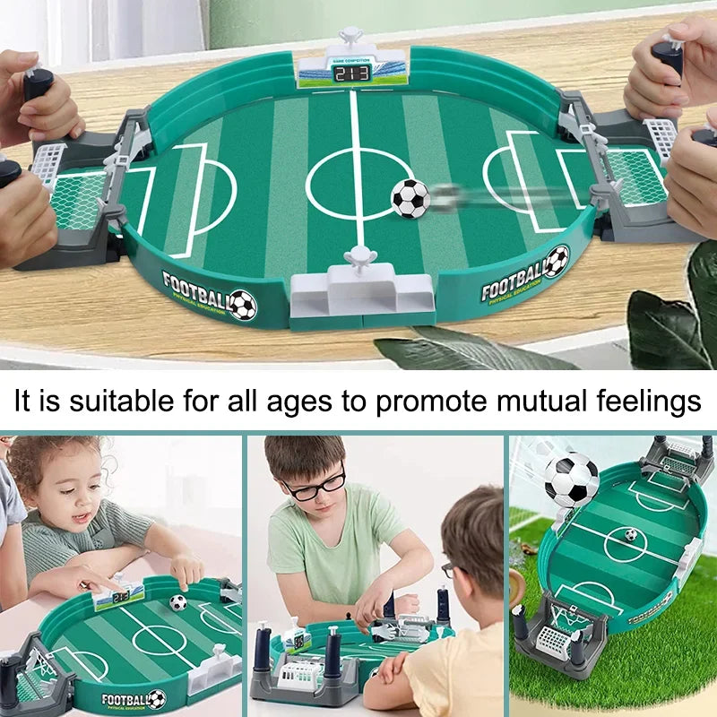 Family Soccer Table - Interactive Desktop Football Game for Kids and Outdoor Fun