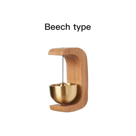 Dopamine Wind-Bell Magnetic Inhalation Home Wind-Bell Beech Car into the Door to Remind the Bell Copper Bell Walnut Copper Ornam Under 15