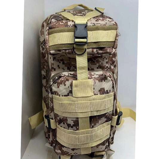 Tactical Camouflage Backpack for Outdoor Activities - Ideal for Climbing, Hunting, Fishing, and Hiking - Durable Nylon 3P Pack