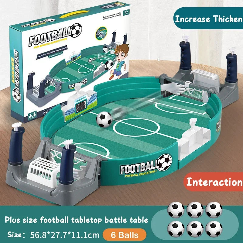 Family Soccer Table - Interactive Desktop Football Game for Kids and Outdoor Fun