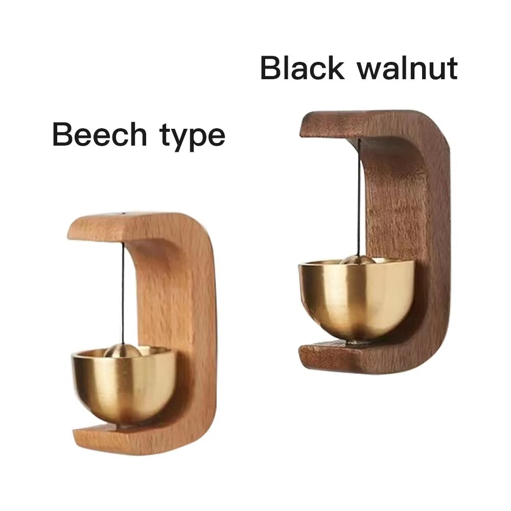Dopamine Wind-Bell Magnetic Inhalation Home Wind-Bell Beech Car into the Door to Remind the Bell Copper Bell Walnut Copper Ornam Under 15