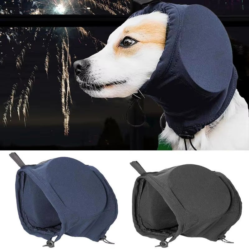 Adjustable Noise-Canceling Earmuffs for Dogs - Hearing Protection for Fireworks, Grooming, and Concerts