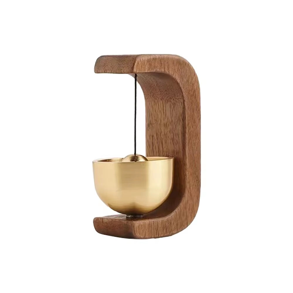 Dopamine Wind-Bell Magnetic Inhalation Home Wind-Bell Beech Car into the Door to Remind the Bell Copper Bell Walnut Copper Ornam Under 15