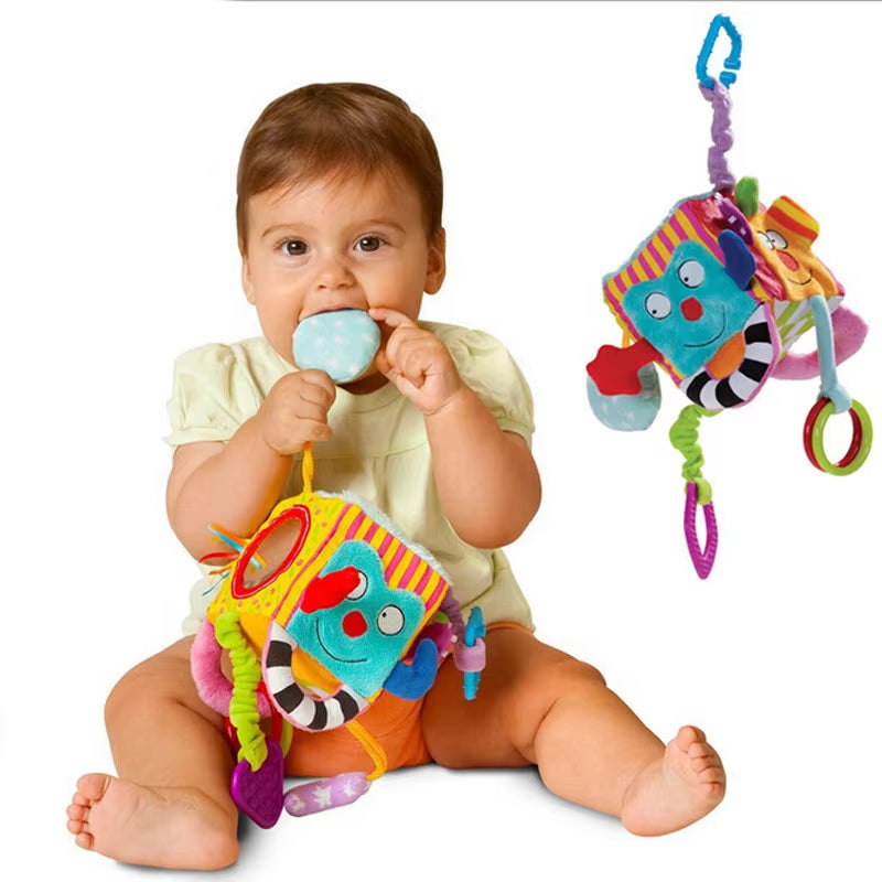 Baby Toy Fun Little Loud Bell Baby Ball Rattles Toy Develop Baby Intelligence Grasping Toy Hand Bell Rattle Toys for Baby Infant