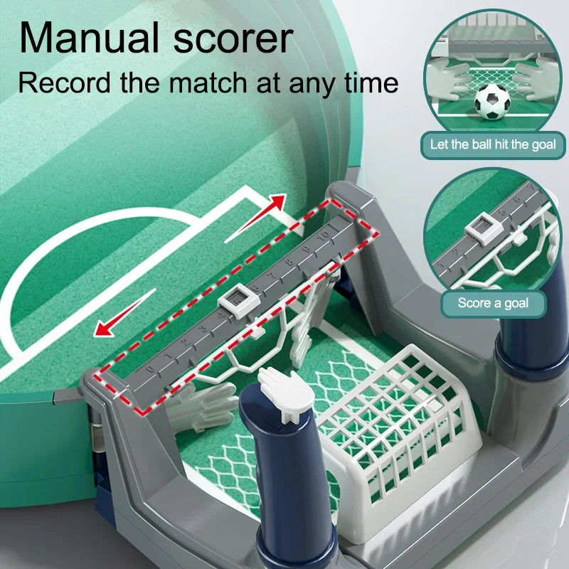 Family Soccer Table - Interactive Desktop Football Game for Kids and Outdoor Fun