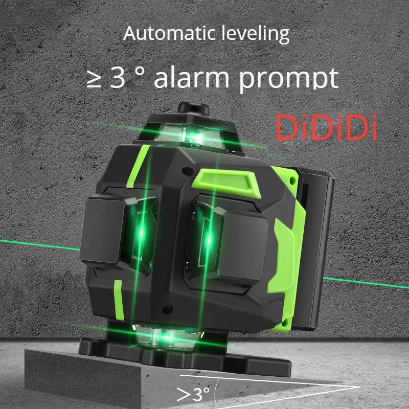 16 Lines Laser Level Green Line Selfleveling 360 Horizontal and Vertical Professional Building Mini Laser Level